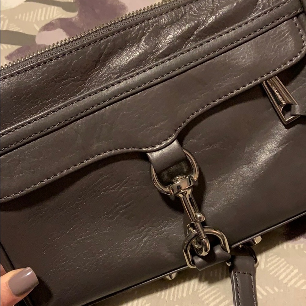 EUC Rebecca minkoff mini Mac grey